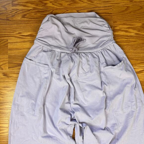 Free People FP Movement Hot Shot Sport Pants Steel Violet Womens Sz Large - Picture 6 of 12